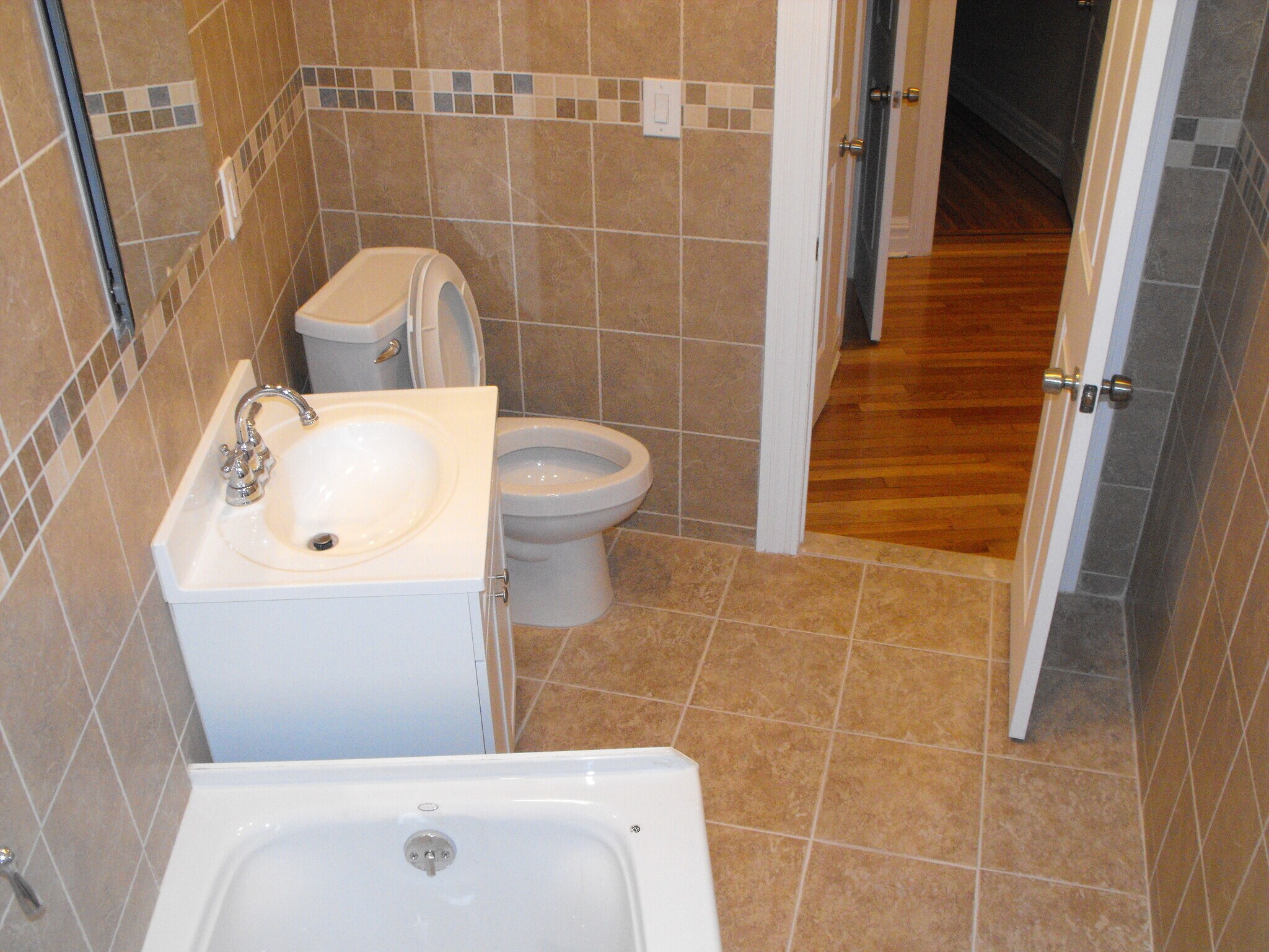 Tile Bathroom w/sink - 7119 Shore Rd