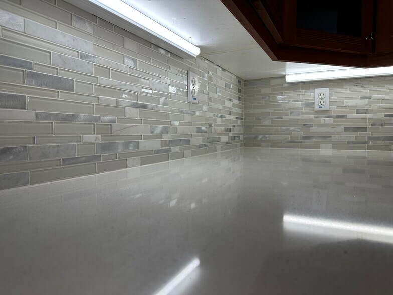 premium quartz countertop and high end back splash - 30 E Julian St