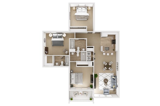 Floorplan - Kensington Apartments