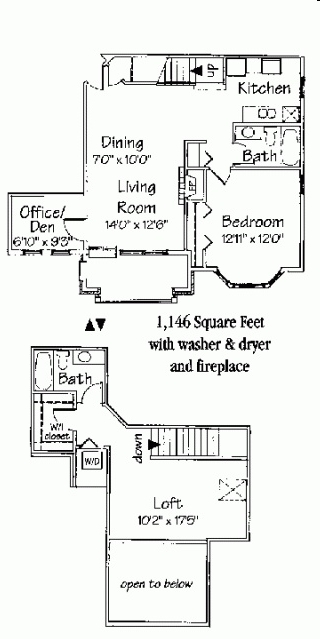 2BR/2BA - Gateway Terrace Apartments