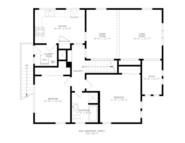 Floor Plan - 3424 Marathon St