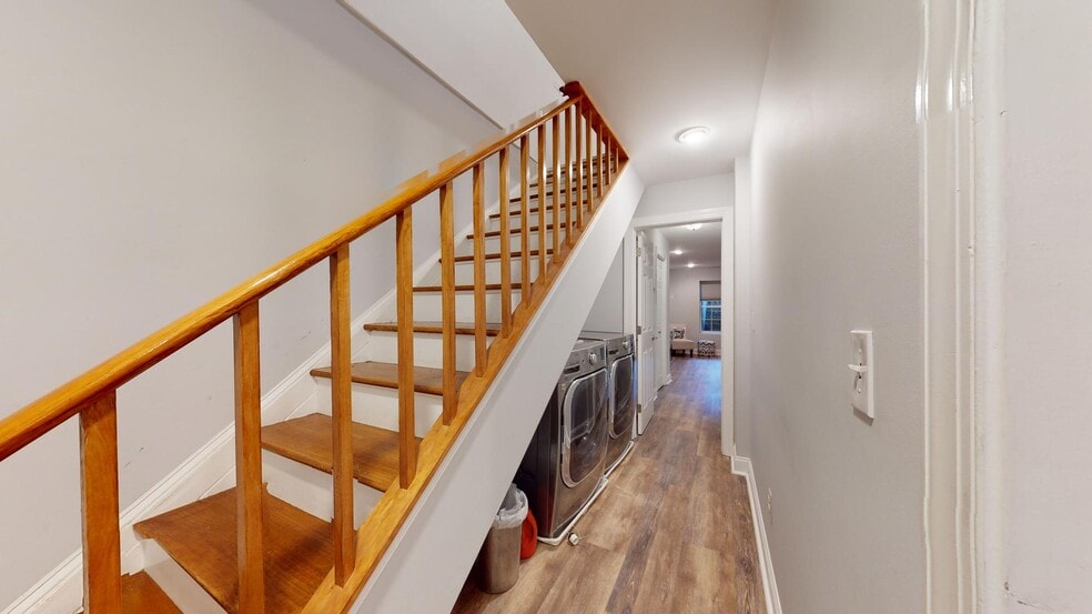 Stairs and laundry - 1223 4th Street Northwest