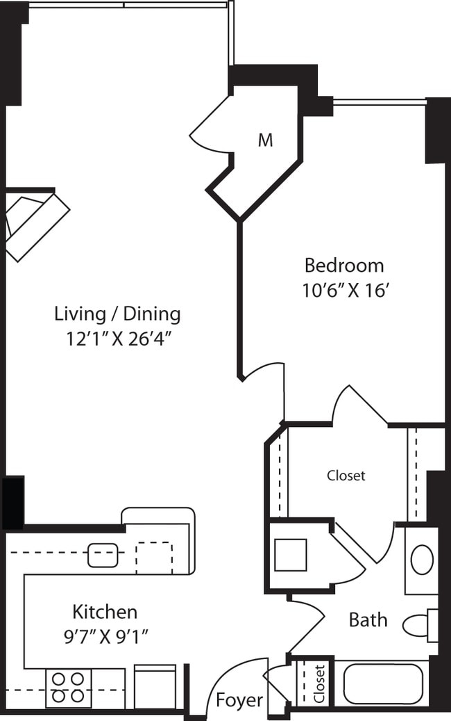 Floorplan - The Prime at Arlington Courthouse