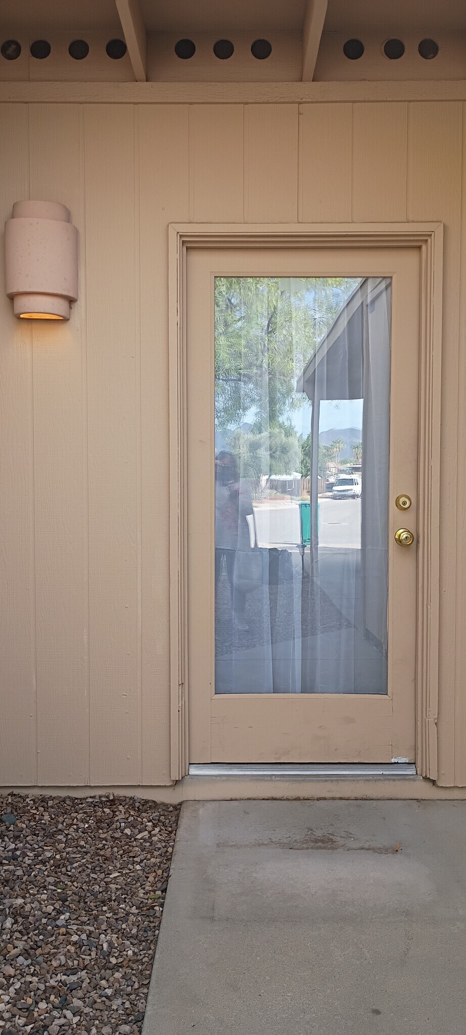 Full view glass front door - 7088 N Moonsong Ter