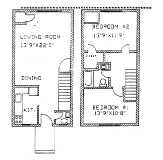 2BR/1.5BA - Carydale Village