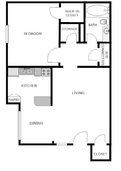 Floorplan - Archer Village Apartments