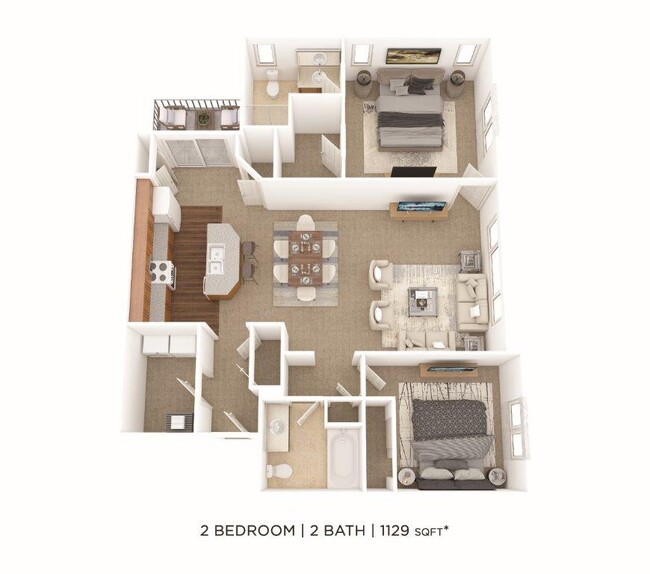 Floorplan - Green Lake Apartments and Townhomes