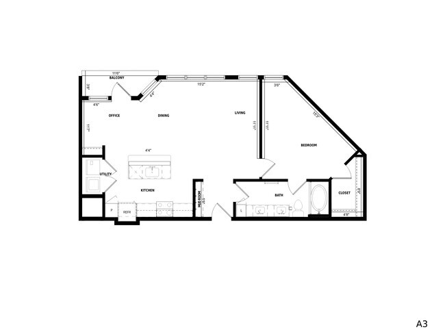 Floorplan - Standard on the River