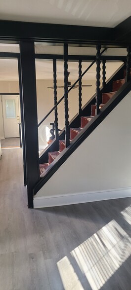 Laminate floors downstairs living room to kitchen - 84 S Union Ave