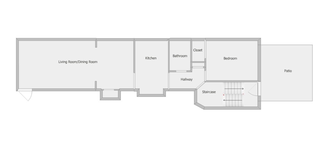 Main floor layout - 5047 44th Ave S