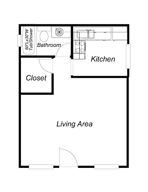 Studio - Villa Oaks Apartments