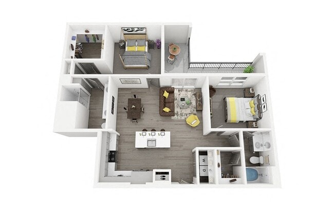Floorplan - The Haywood Apartments