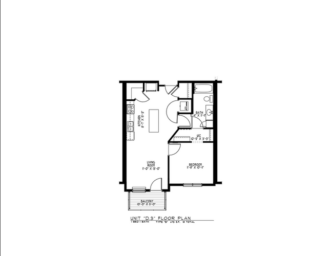 Floorplan - Silver Creek Apartments