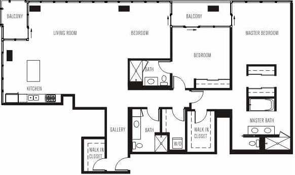 Floorplan - 550 N Saint Clair St