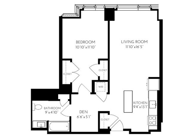 Floorplan - The Benjamin Seaport Residences