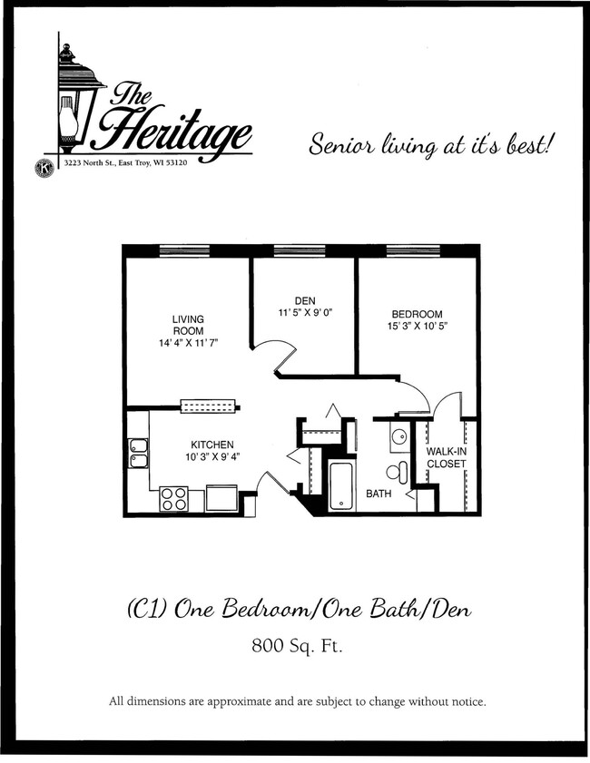 Floorplan - Kiwanis Heritage Inc