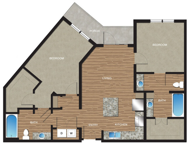 Floorplan - Crest at Las Colinas Station