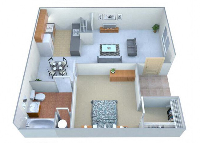 Floorplan - Las Villas De Kino Apartments