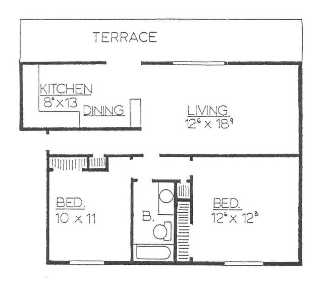 Floorplan - Furman Hyland Apartments