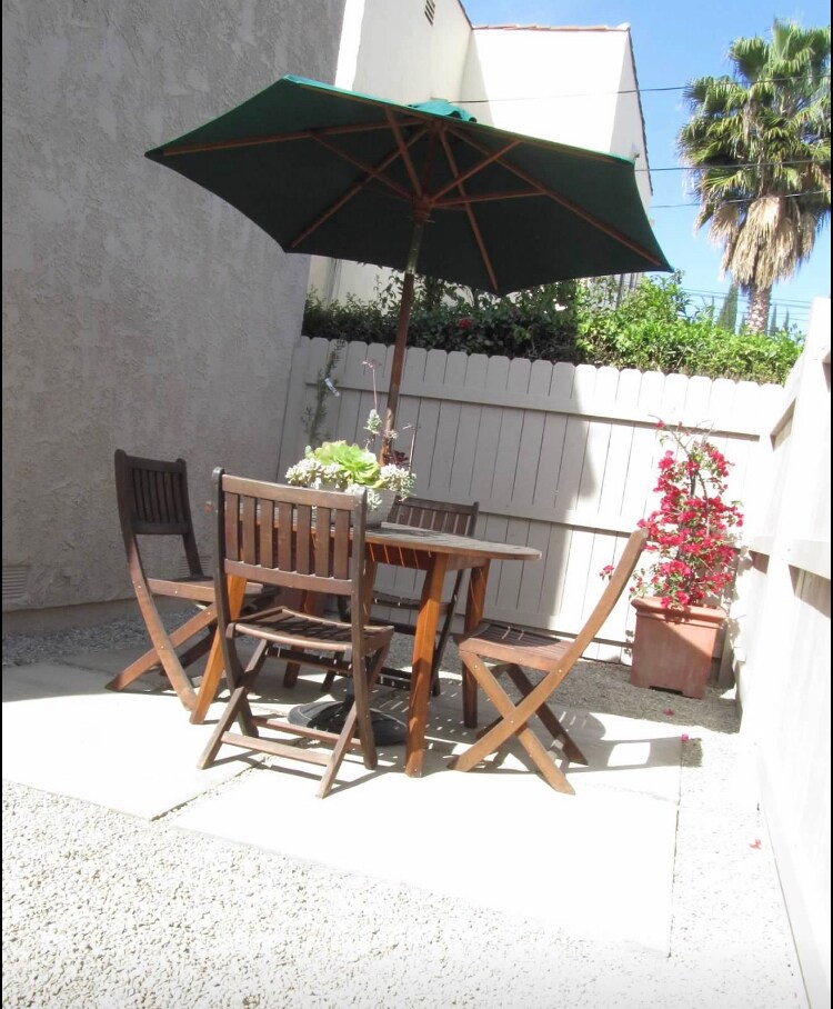 Private fenced backyard - 8251 W 4th St