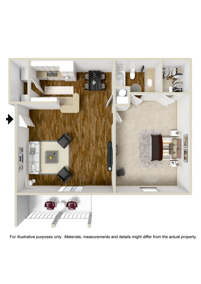 Floorplan - Parklane Apartment Homes