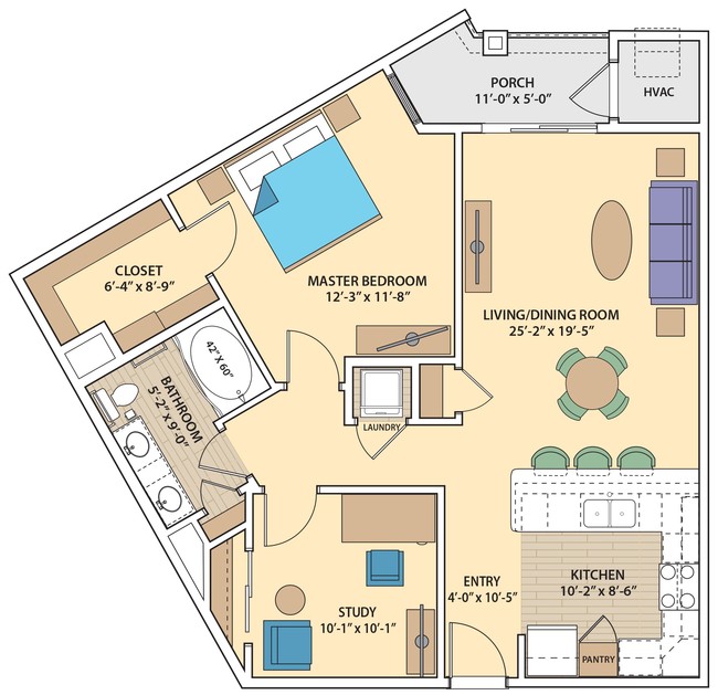 Floorplan - Skye at Arbor Lakes