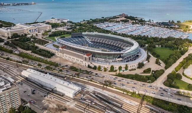 Walk to Solider Field from 18th street pass through - 1801 S Michigan Ave