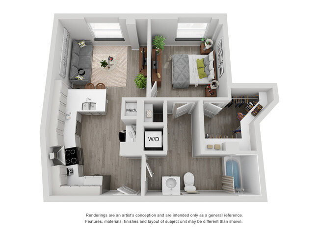 Floorplan - The Fairfax Apartments