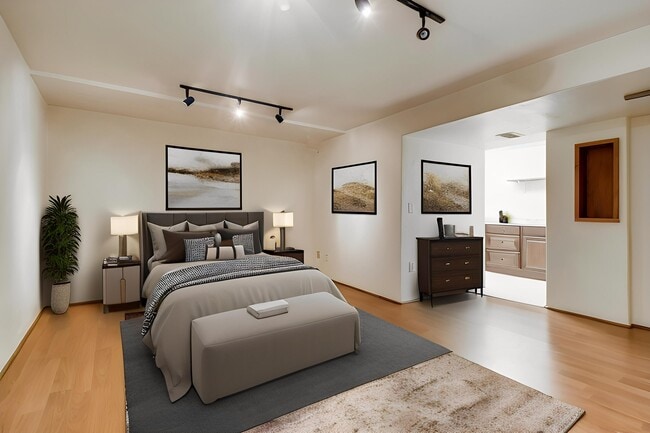 Staged Living Space as bedroom - 415 Lilac Ct