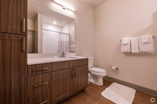 2BR, 2BA - 995SF - Bathroom - The Metropolitan 55+