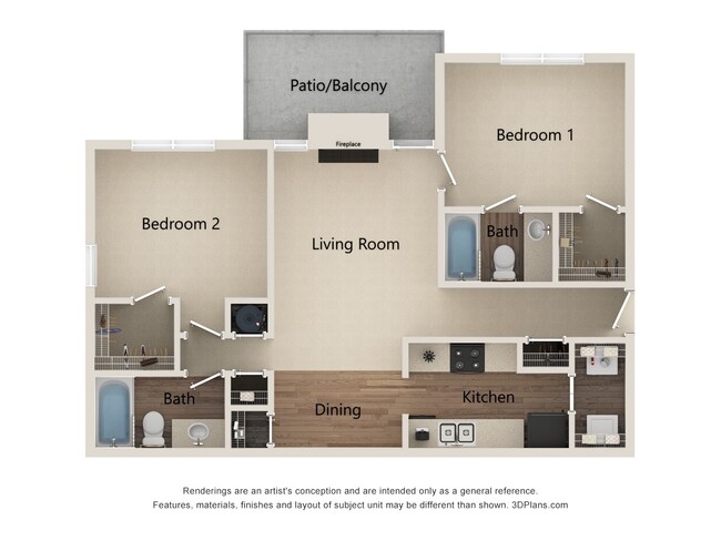 Floorplan - Littlestone Apartments