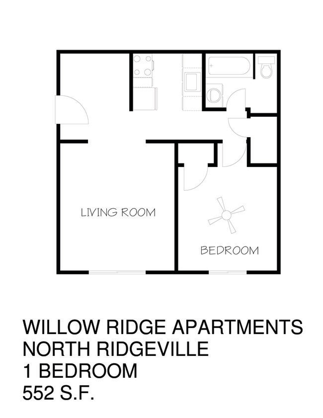 Floorplan - Willow Ridge Apartments