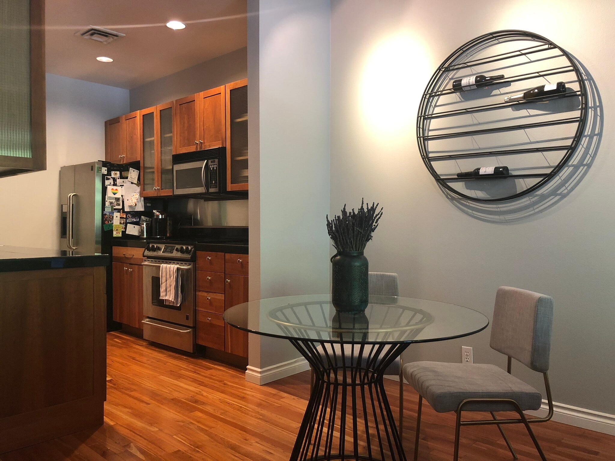 Kitchen with stainless steel appliances - 618 NW 12th Ave