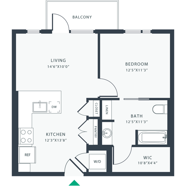 Floorplan - Link Apartments® Four12