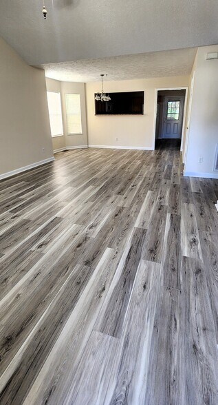 Living room from front door - 1521 Mayberry Ln