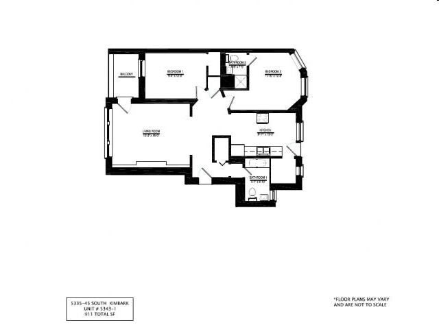 2BR/2BA - 5335-5345 S. Kimbark Avenue