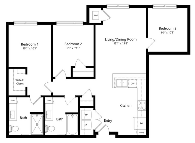 Floorplan - Arbor Court