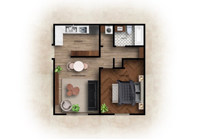 Floorplan - Hilltop/Parkview Apartments