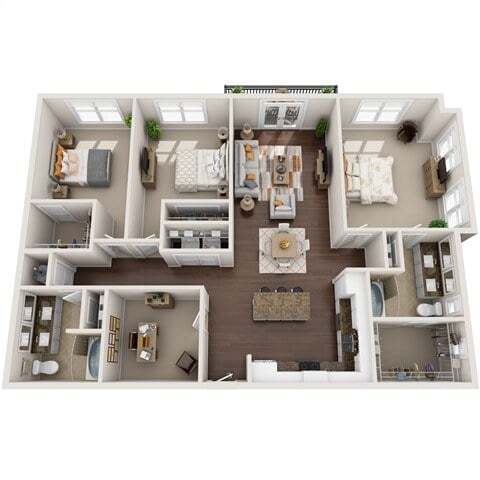 Floorplan - Bradford Place Apartments