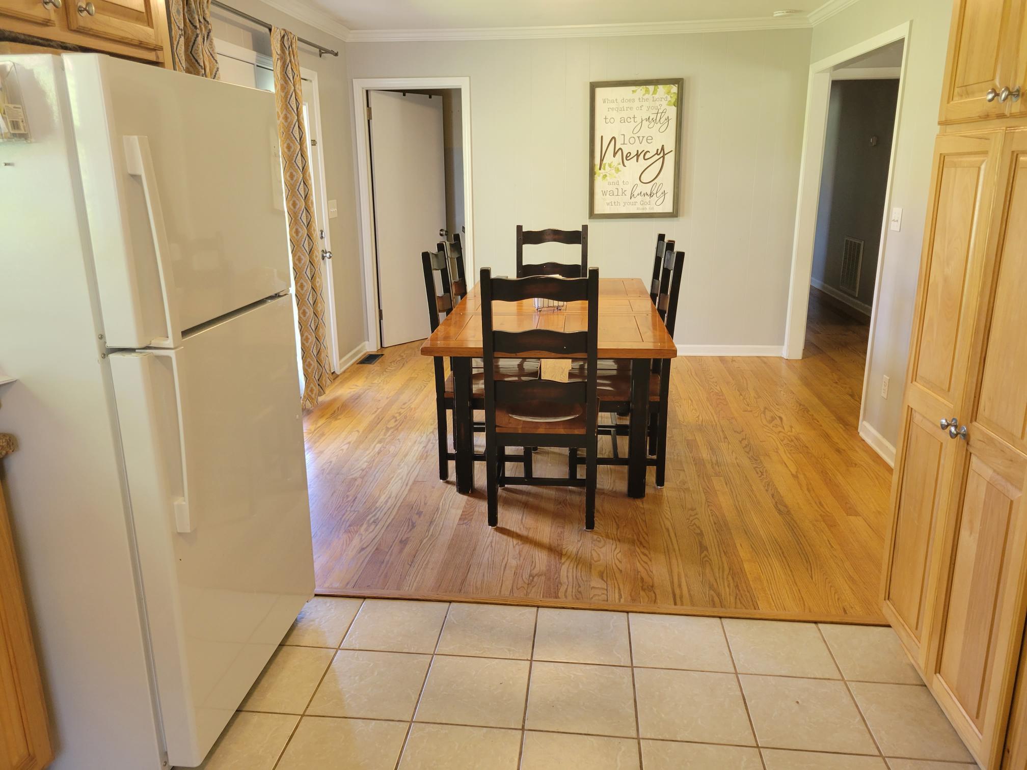 dining room attached to kitchen - 508 Longview Dr