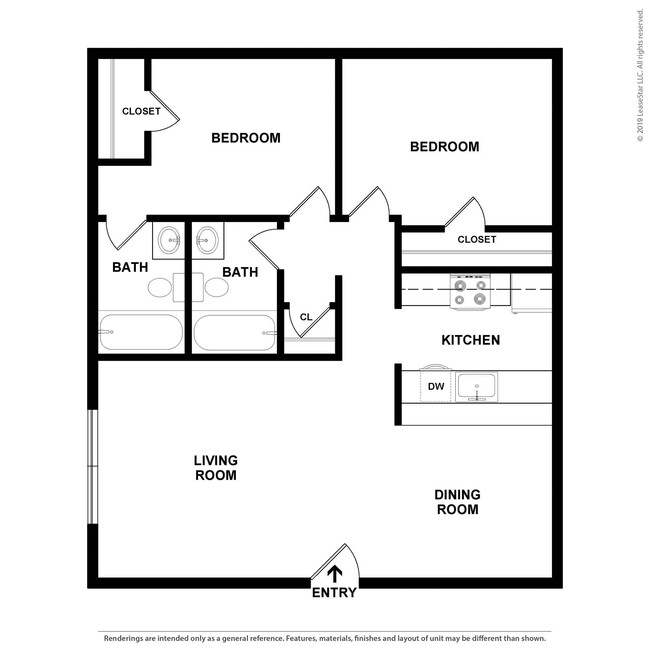 Floorplan - Loreto Apartment Homes