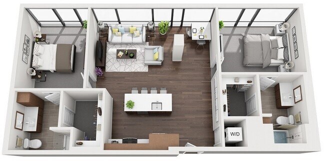 Floorplan - 1000 Speer by Windsor