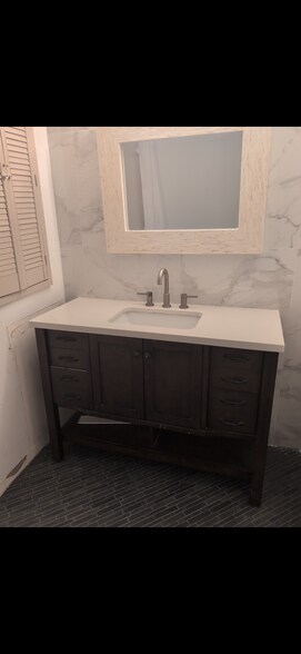 New vanity new tile - 955 Palm View Dr