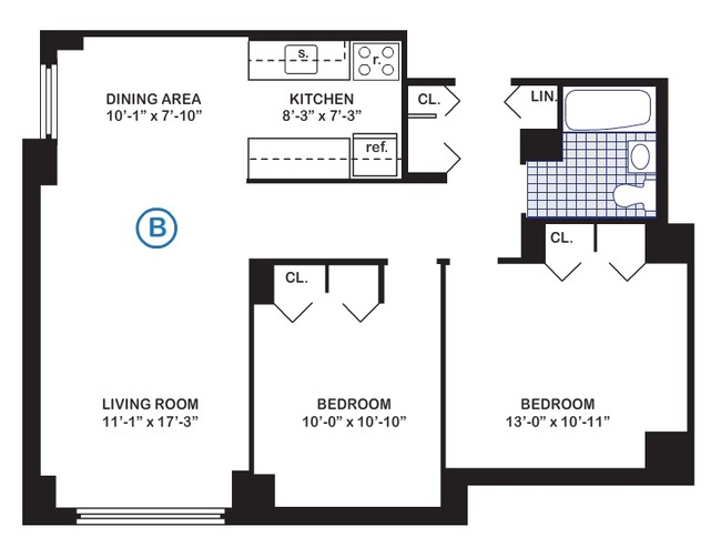 2BR/1BA - Stevenson Commons