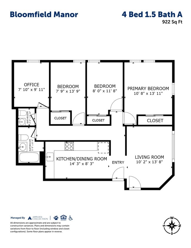 Floorplan - Bloomfield Manor