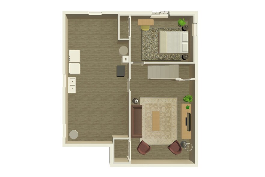 Floor Plan - lower level - 543 Mill St