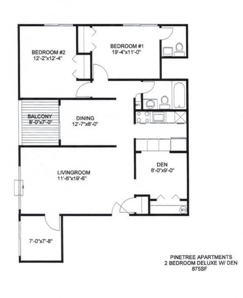 Interior Photo - Pine Tree Apartments
