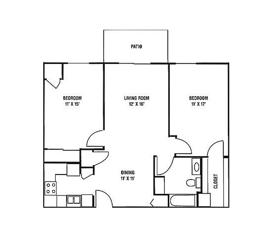 Floorplan - Ridgeview Highlands Apartments & Townhomes...