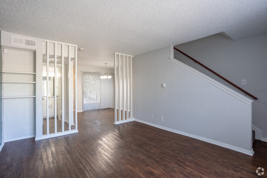 2BR,2.5BA - 1,035SF - Living/Dining Area - Forest Park Village