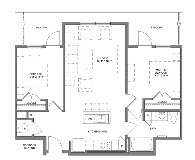 Floorplan - Northlake Senior (62+ Active Adult Living)